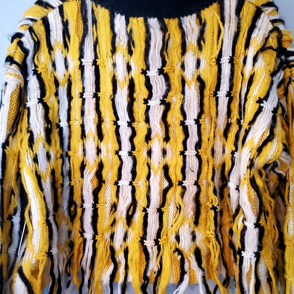 Ivory Rose Cropped Pullover Dopamine Sweater Size M - Picture 11 of 14